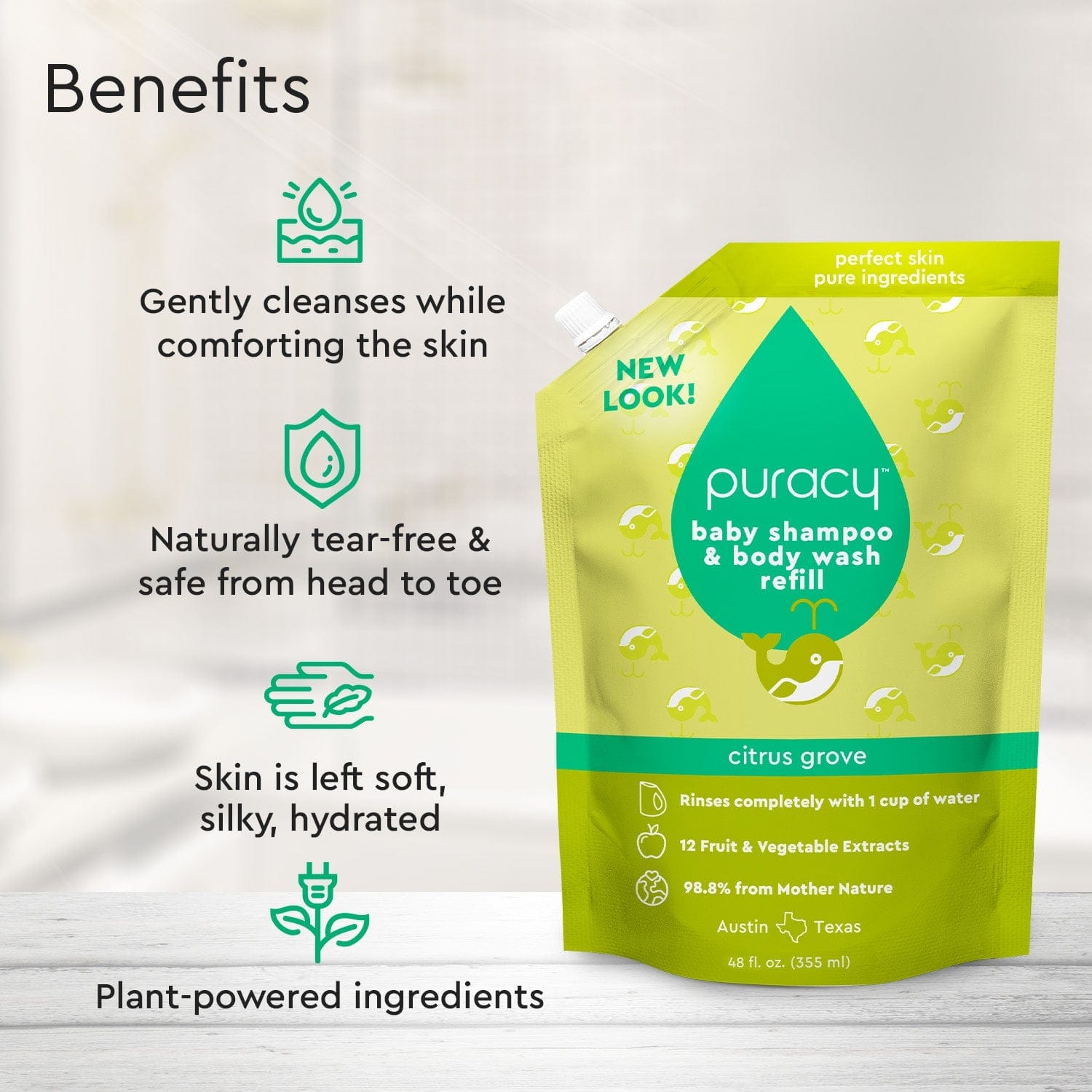 Baby Shampoo & Body Wash (Tear-Free) (8TSF)