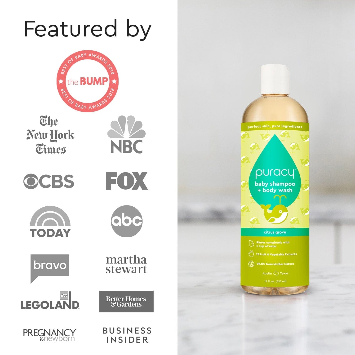 Baby Shampoo & Body Wash (Tear-Free) (8TSF)
